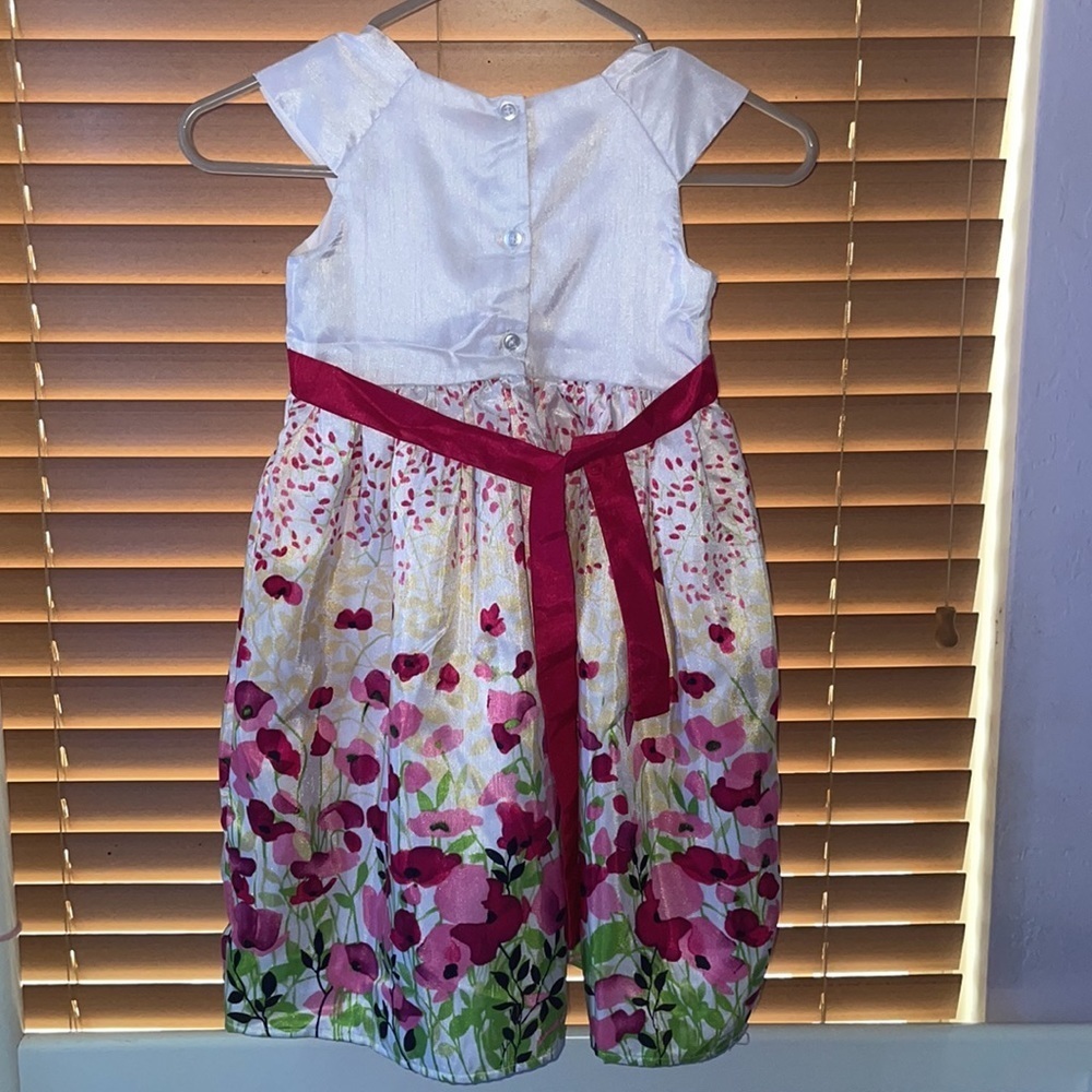 Girls Cherokee flower formal dress - Picture 4 of 5